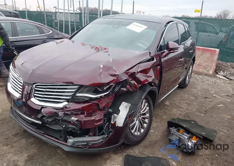 2017 Lincoln Mkx Select z USA, uszkodzony, nr VIN 2LMPJ8KR2HBL50939